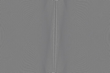 
Lattice curves vector template, geometric graphic design. Abstract background with thin wavy lines. Curves grid texture for cover, banner layout.