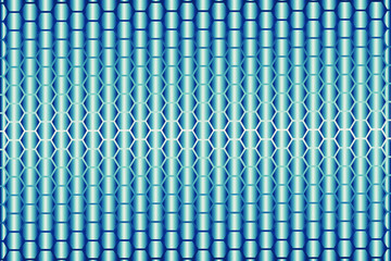 Lattice curves vector template, geometric graphic design. Abstract monochrome background with hexagons, honeycombs. Curves grid texture for cover, banner layout.