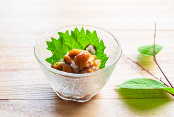 なめこのみぞれ和え