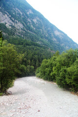 Obraz premium Soca river valley, Trenta, Slovenia