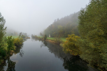 Fototapeta premium Oberes Donautal im Herbst