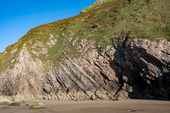 Carboniferous Limestone, Rhossili Bay, Gower Peninsula, Wales