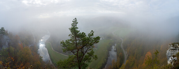 Oberes Donautal im Herbst