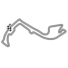 Monaco, Carte, RaceTrack, Course, Piste, Vecteur