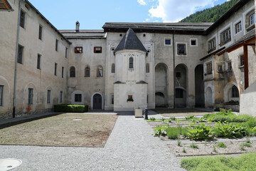 Inside of St John's Abbey, Val Müstair