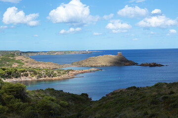 Obraz premium Es Grau Bay in Menorca Island