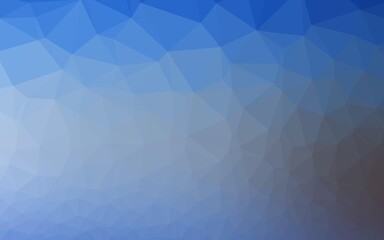 Fototapeta premium Light BLUE vector abstract polygonal texture.