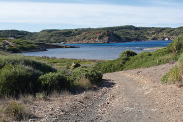 Es Grau Bay in Menorca Island
