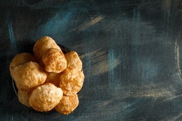 Traditional Indian Bengali puff flatbread luci