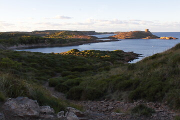 Es Grau Bay in Menorca Island