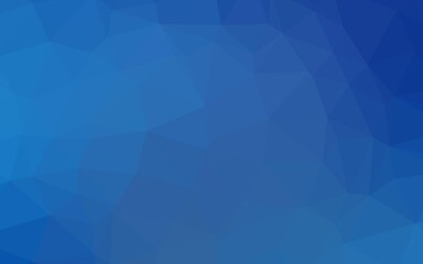 Light BLUE vector abstract polygonal cover.