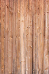 Naklejka premium Light wood wall. Natural wood structure. Eco background. Vertical frame