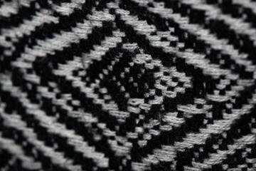 black and white geometric pattern