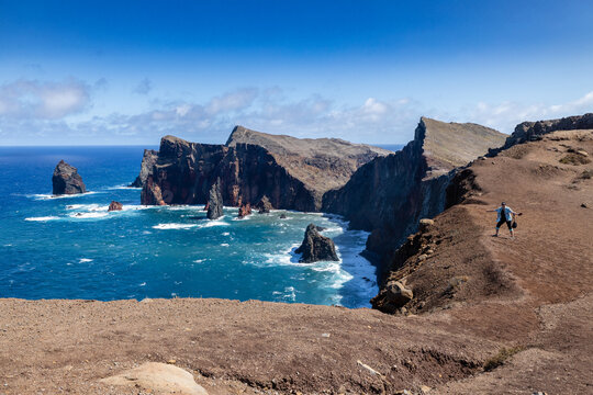 Spektakul&auml;rer Ausblick auf die Bucht von Praia S&atilde;o Louren&ccedil;o auf Madeira