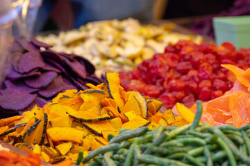 New Year, Taipei, New Year’s Day Street, dried fruits and vegetables