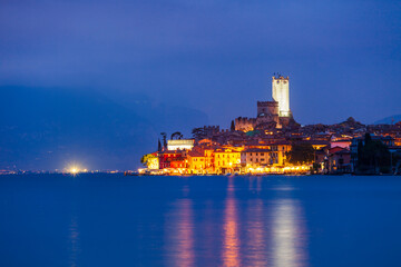 Fototapeta premium Scaliger Castle in Malcesine, Italy