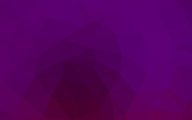 Dark Purple vector polygonal background.