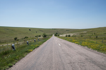 Road in the countryside