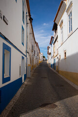 Fototapeta na wymiar Typical street of a village in Alentejo Portugal