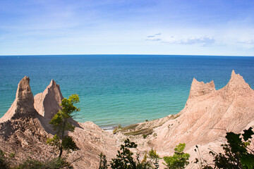 Cliffs by the water