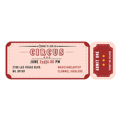 CIRCUS TICKET