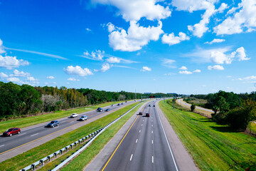 A beautiful highway in Florida