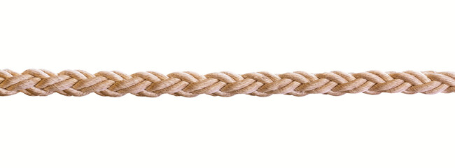 Thick rope isolated on a white background