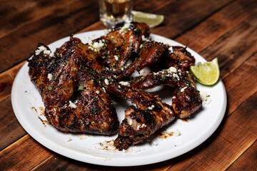 Tequila Lime Grilled Chicken Wings