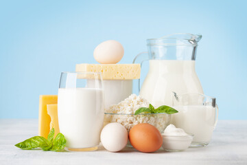 Various dairy products