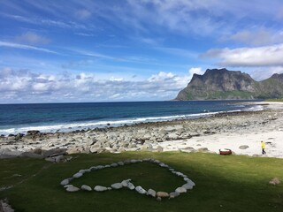 Uttakleiv Beach Lofoten Norway Hike