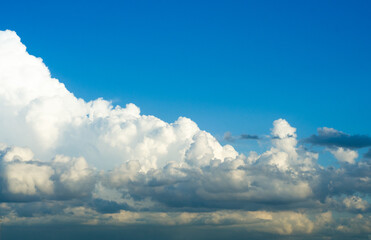 blue sky with clouds