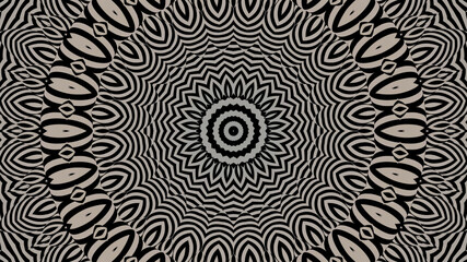 Abstract kaleidoscope background. Beautiful multicolor kaleidoscope texture. Unique and inimitable design. Geometrical symmetrical ornament.