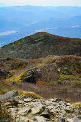 Fototapeta na wymiar Mt. Iwaki in Aomori, 2020.