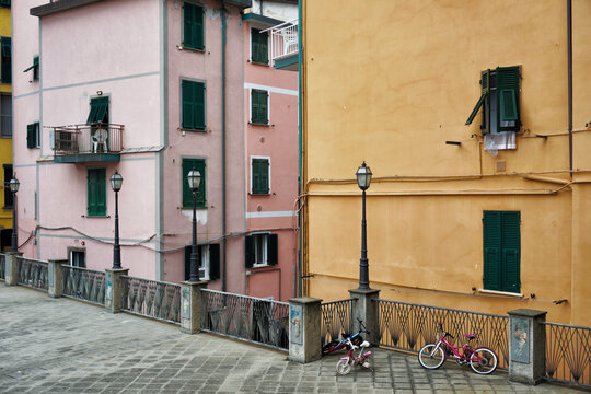 House facace in Riomaggiore