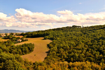 Obraz premium View of the beautiful Tuscan countryside