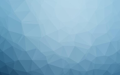 Light BLUE vector shining triangular background.