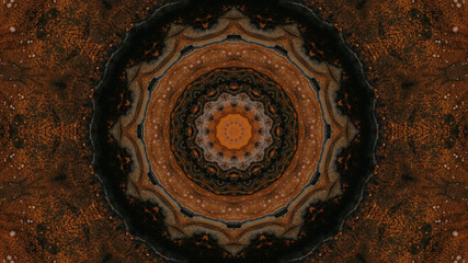 Abstract kaleidoscope background. Beautiful multicolor kaleidoscope texture. Unique kaleidoscope design.