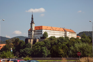 Fototapeta na wymiar Decin castle, Czech republic