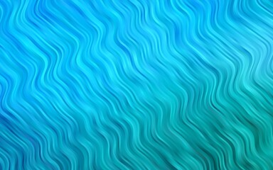 Light Blue, Green vector background with bubble shapes.