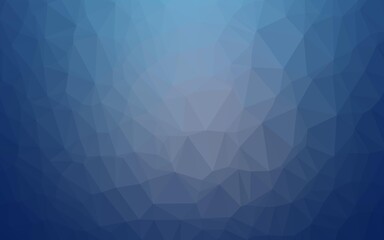 Obraz premium Light BLUE vector abstract polygonal texture.