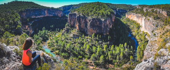Panorámica del Parque Natural Hoces del Cabriel (València-España).
Hoces del Cabriel Natural...