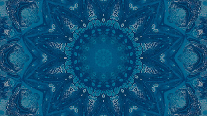 Abstract kaleidoscope background. Beautiful multicolor kaleidoscope texture. Unique kaleidoscope design.