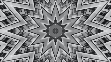 Abstract kaleidoscope background. Beautiful multicolor kaleidoscope texture. Unique kaleidoscope design.