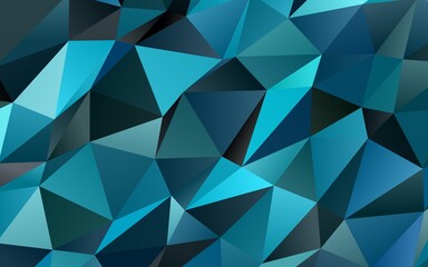Light BLUE vector polygon abstract layout.