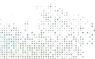 Light BLUE vector backdrop with lines, triangles.