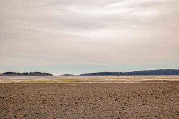 Rathtrevor Beach one kilometer of sand Parksville BC