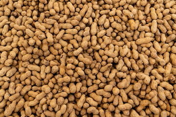 Photo of many shelled peanuts