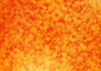 Light Orange vector cover in polygonal style.