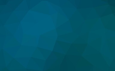 Light BLUE vector polygonal template.