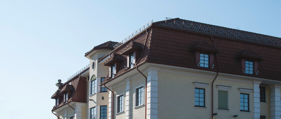 Fragment of a small hotel building